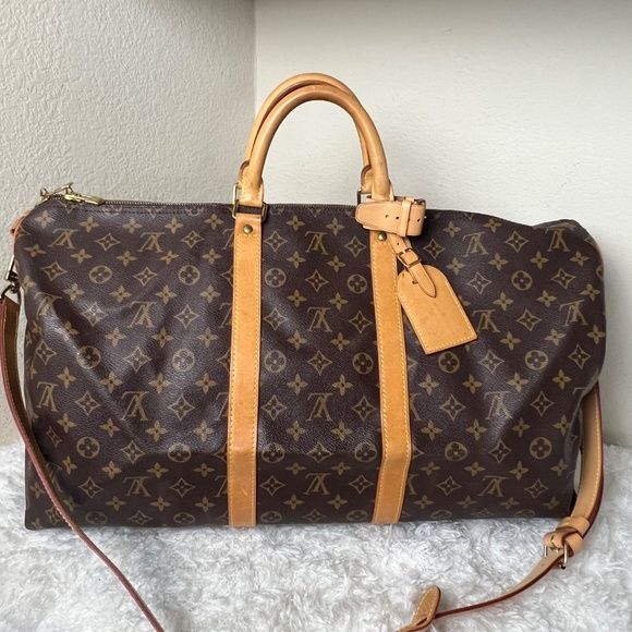 Louis Vuitton Monogram Keepall Bandouliere 55 - Picture 2 of 10